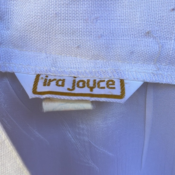 Vintage White Cotton Skirt Size 30 - Picture 8 of 10